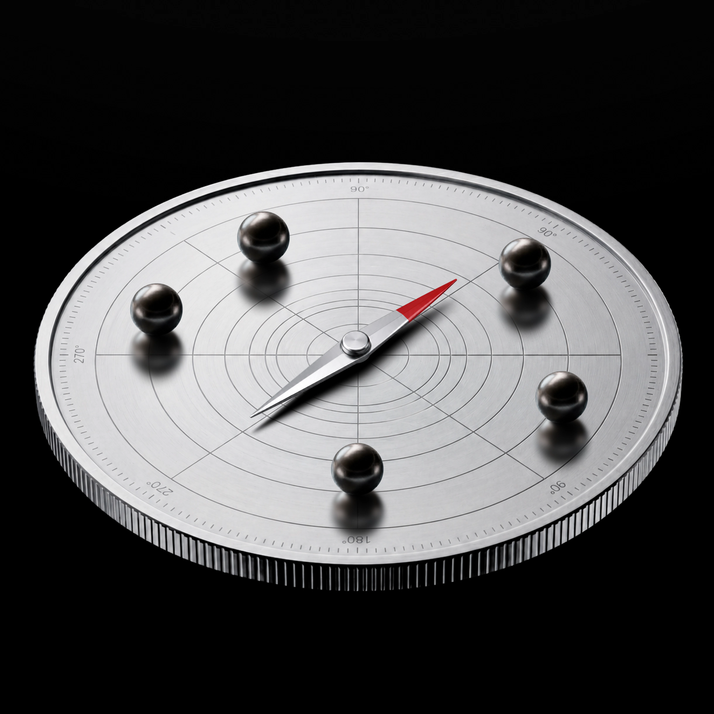 Compass representing founder selection criteria